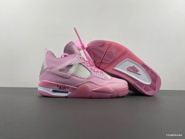 OFF-WHITE PINK 4 X JORDAN 0803